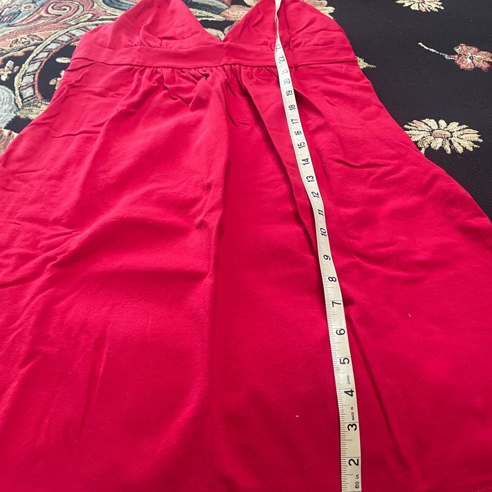 Charming Red Halter Dress
